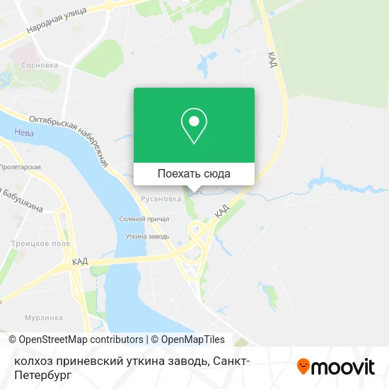 Карта колхоз приневский уткина заводь