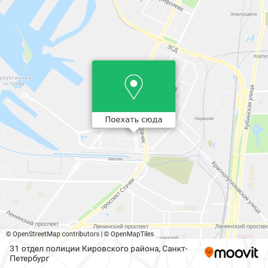 Карта 31 отдел полиции Кировского района