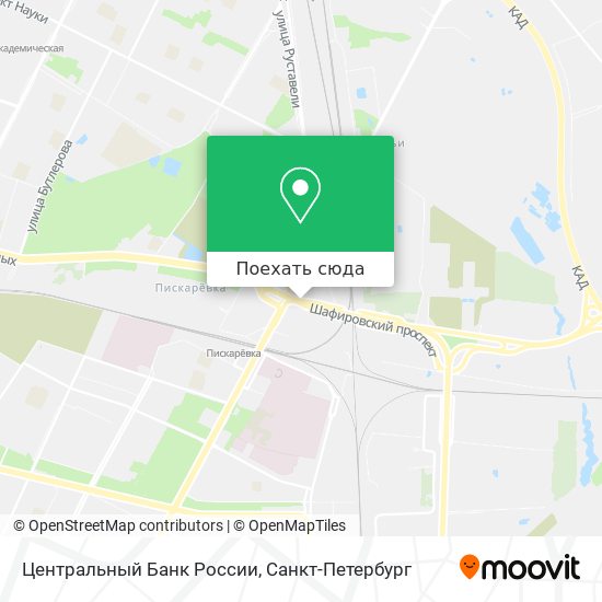 Карта Центральный Банк России