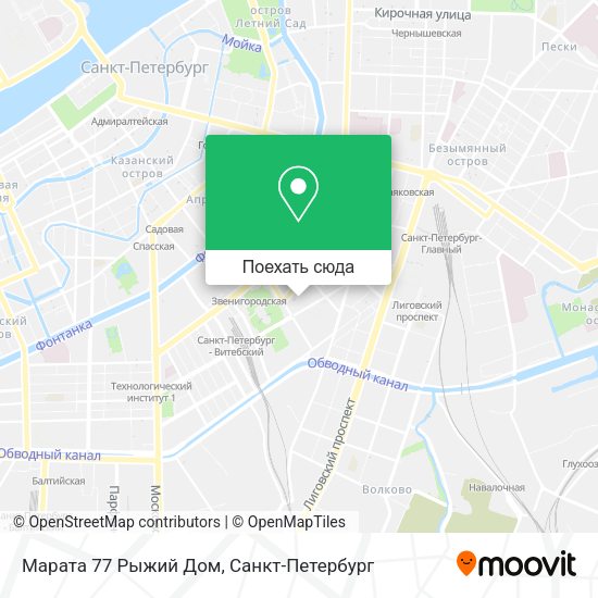 Карта Марата 77 Рыжий Дом