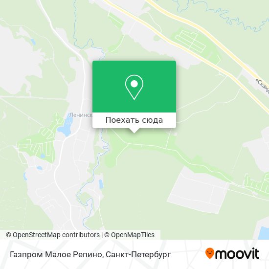 Карта Газпром Малое Репино