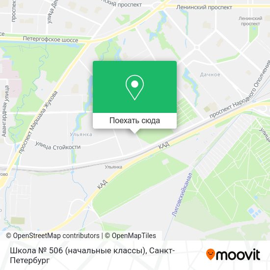 Карта Школа № 506 (начальные классы)