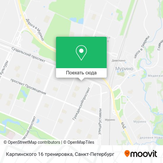 Карта Карпинского 16 тренировка