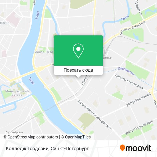 Карта Колледж Геодезии