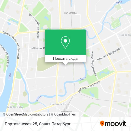 Карта Партизанская 25