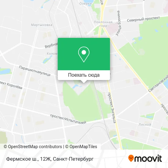 Карта Фермское ш., 12Ж
