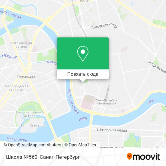 Карта Школа №560