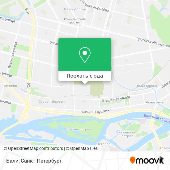 Карта Бали