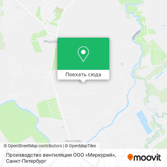 Карта Производство вентиляции ООО «Меркурий»