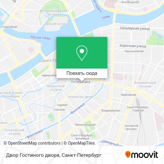 Карта Двор Гостиного двора