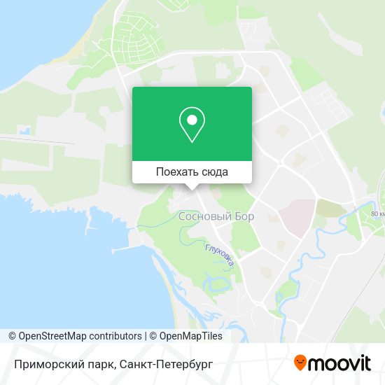 Карта Приморский парк