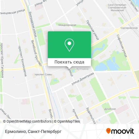 Карта Ермолино