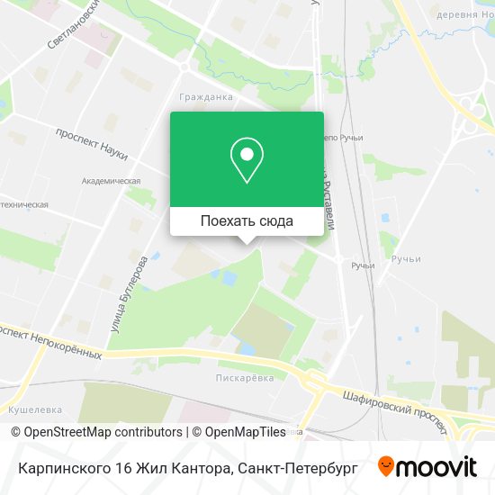 Карта Карпинского 16 Жил Кантора