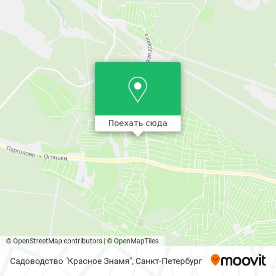 Карта Садоводство "Красное Знамя"