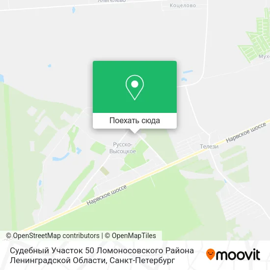 Карта Судебный Участок 50 Ломоносовского Района Ленинградской Области