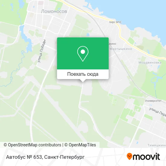 Карта Автобус № 653