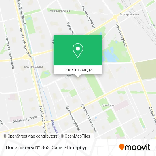 Карта Поле школы № 363