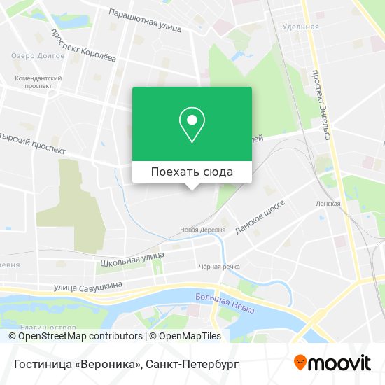 Карта Гостиница «Вероника»
