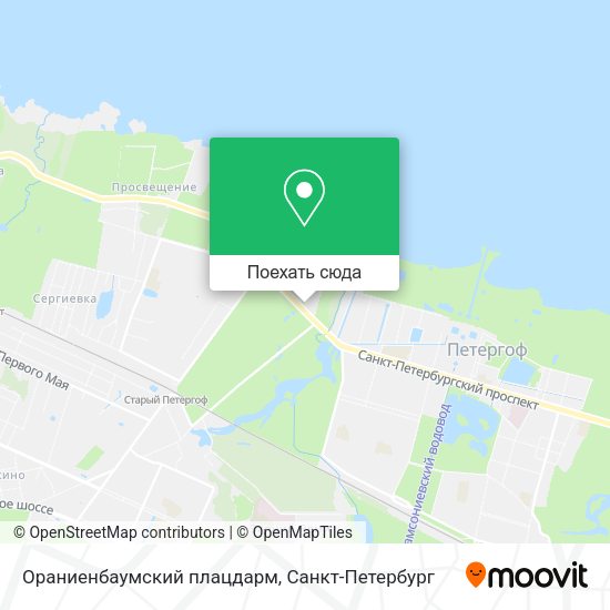 Карта Ораниенбаумский плацдарм