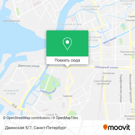Карта Двинская 5/7