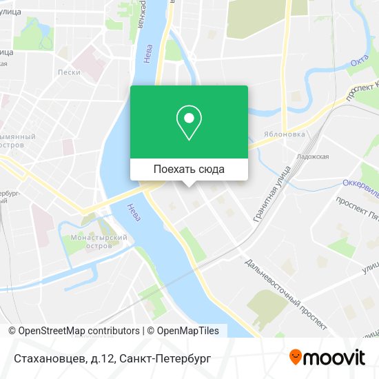 Карта Стахановцев, д.12