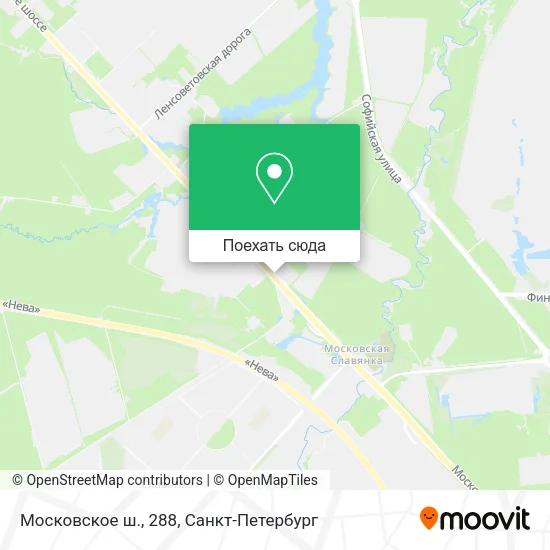 Карта Московское ш., 288