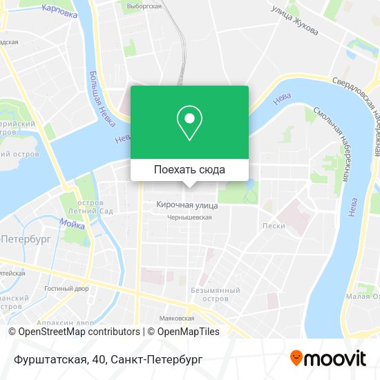 Карта Фурштатская, 40
