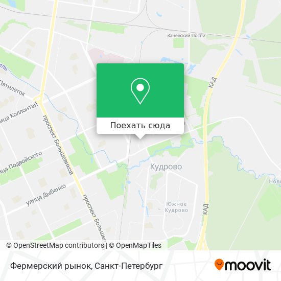 Карта Фермерский рынок