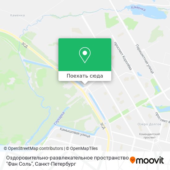 Карта Оздоровительно-развлекательное пространство "Фан Соль"