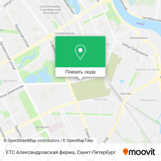 Карта ЕТС Александровская ферма