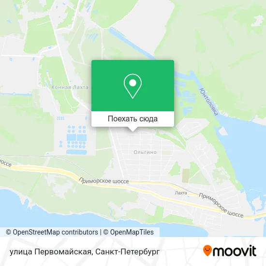 Карта улица Первомайская