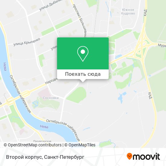 Карта Второй корпус