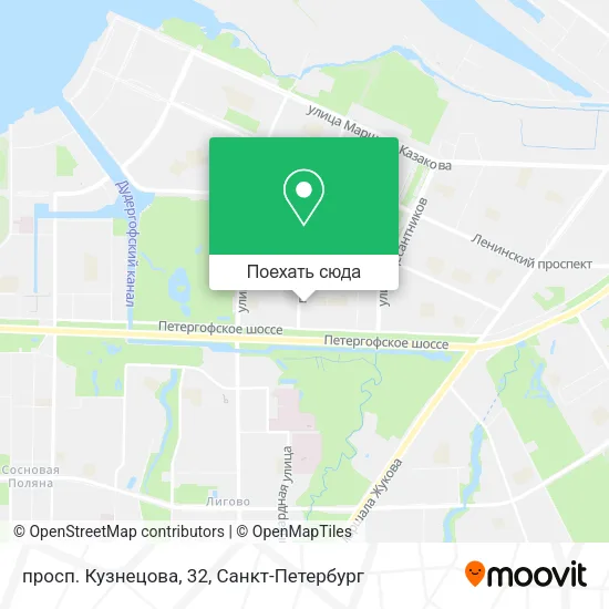 Карта просп. Кузнецова, 32
