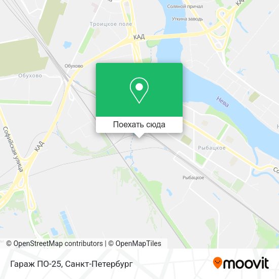 Карта Гараж ПО-25