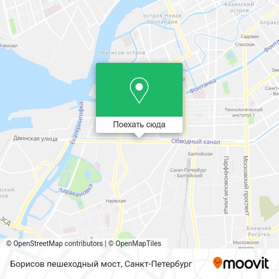 Карта Борисов пешеходный мост