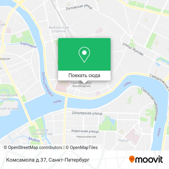 Карта Комсамола д.37