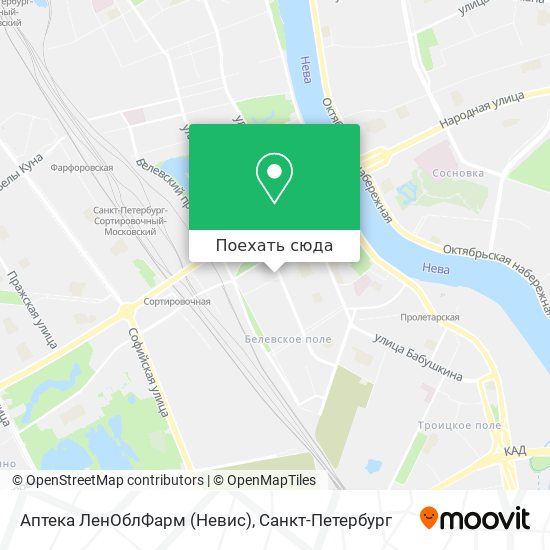 Карта Аптека ЛенОблФарм (Невис)
