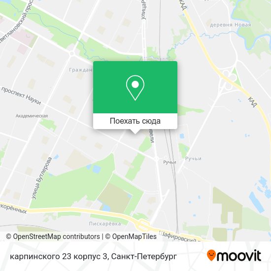 Карта карпинского 23 корпус 3