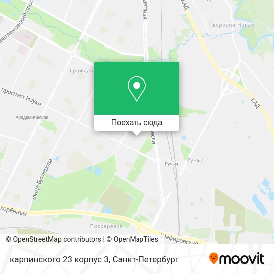 Карта карпинского 23 корпус 3