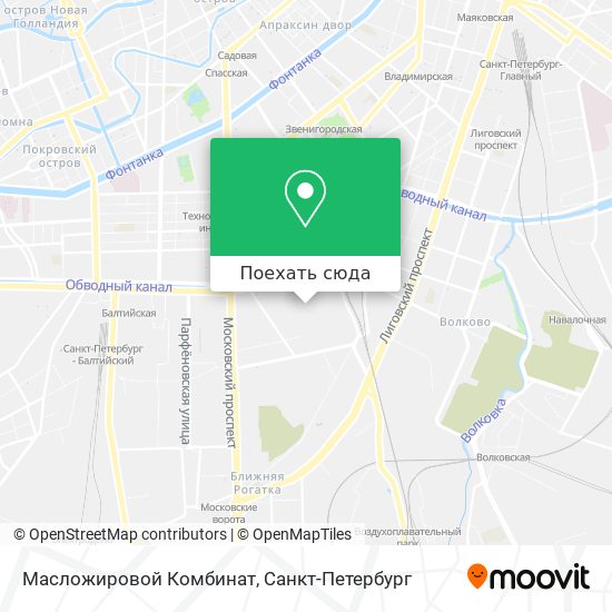 Карта Масложировой Комбинат
