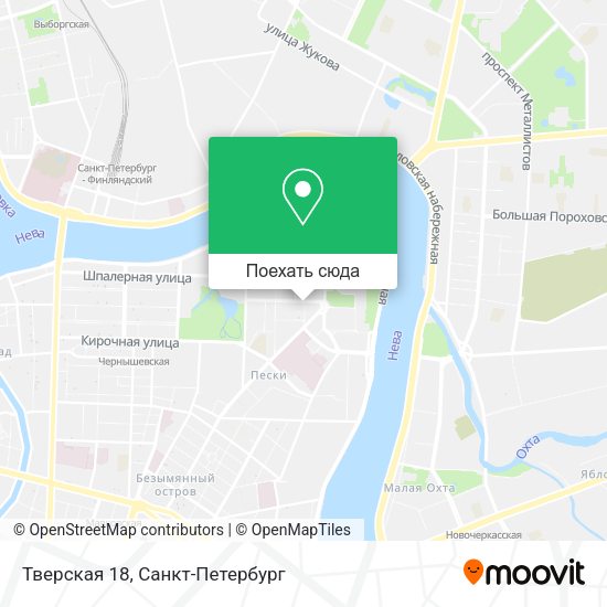 Карта Тверская 18