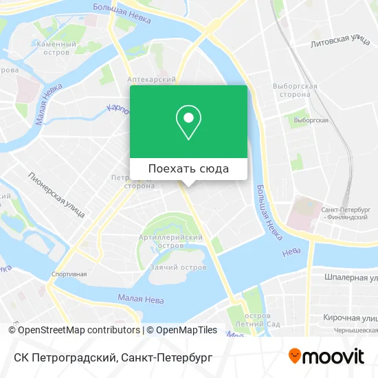 Карта СК Петроградский