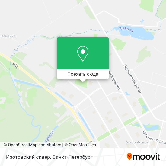 Карта Изотовский сквер