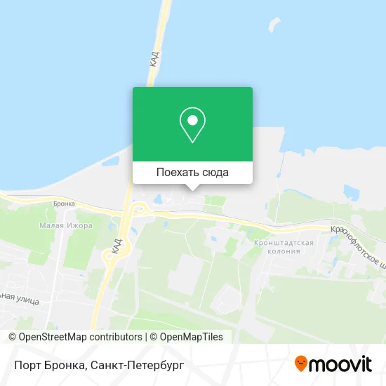 Карта Порт Бронка
