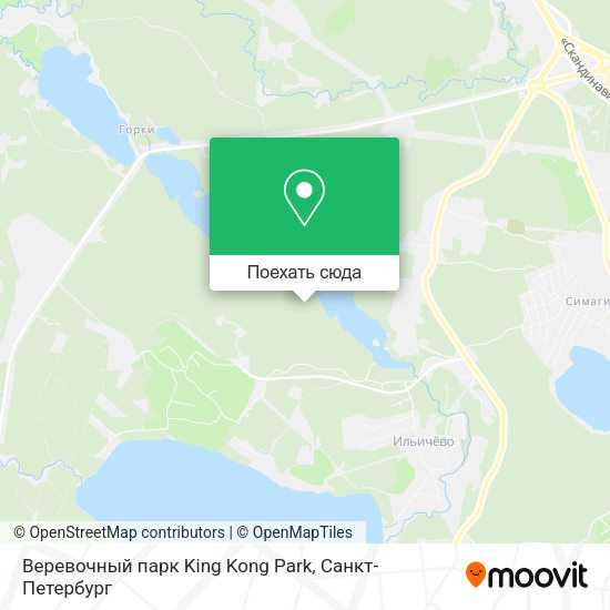 Карта Веревочный парк King Kong Park