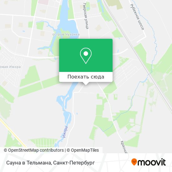 Карта Сауна в Тельмана