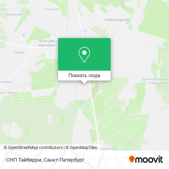 Карта СНП Тайберри