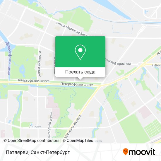 Карта Петяярви