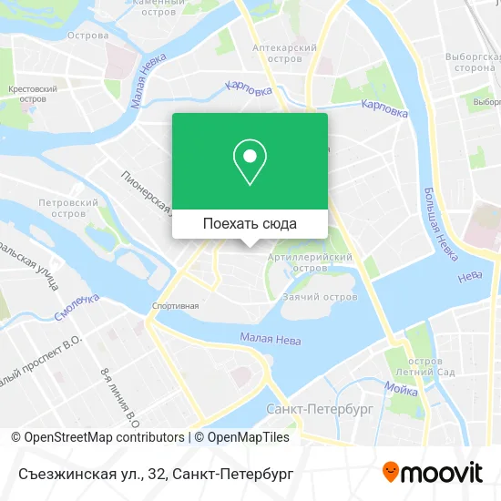 Карта Съезжинская ул., 32