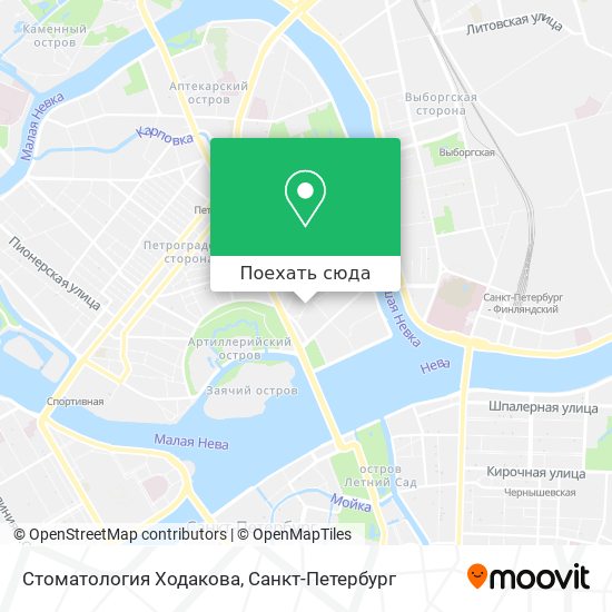 Карта Стоматология Ходакова